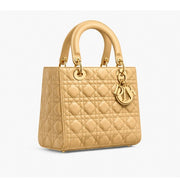 Pre-Owned CHRISTIAN DIOR Medium Lady Dior Bag